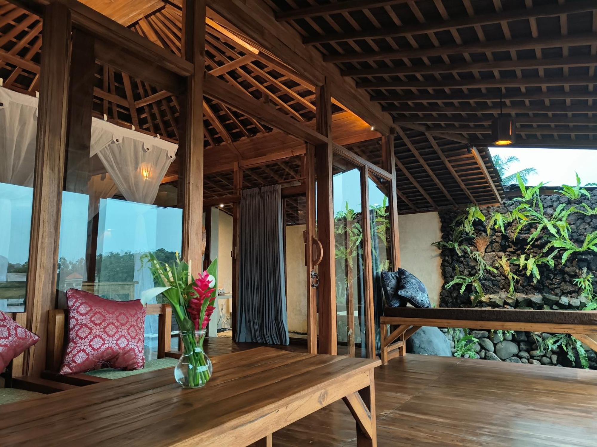 Joglo Organik Guesthouse Ubud Exterior foto